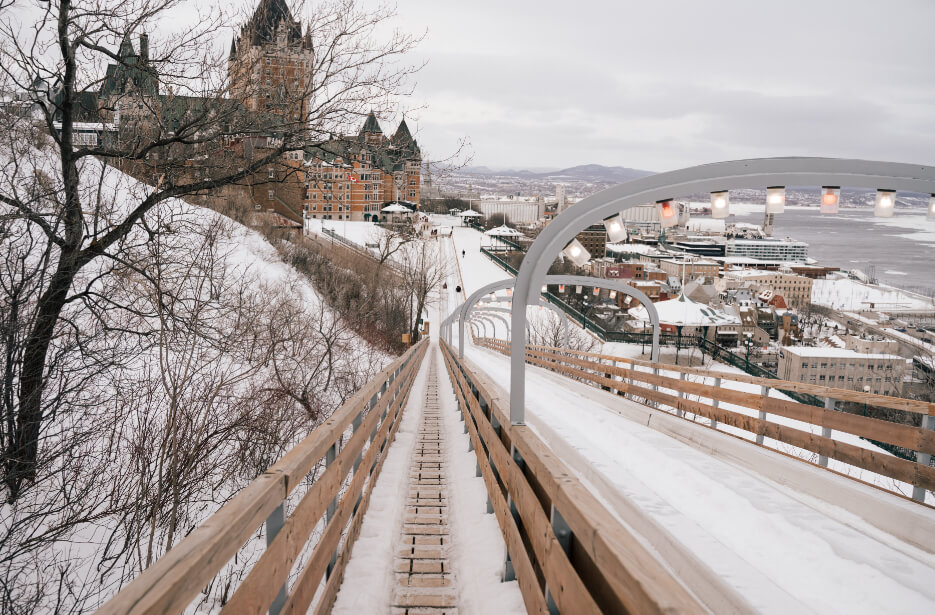 Photo vieux Québec terrasse dufferin