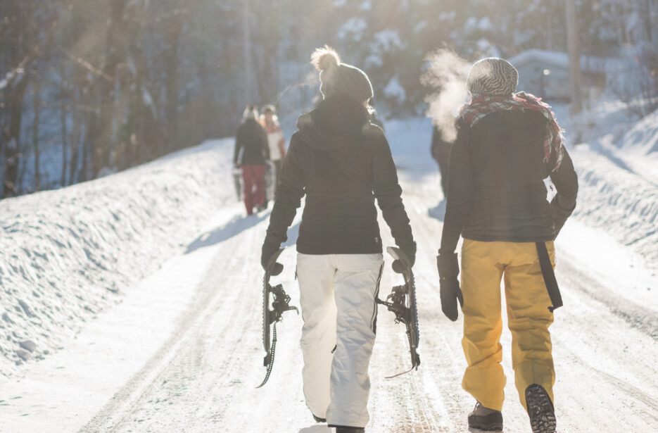 Photo activité raquettes hiver